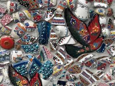 Mosaico urbano, Instanbul. Particolare. Ph. Antonella Allegretti