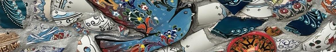Colomba azzurra, Mercatino di Instanbul. Ph. Antonella Allegretti