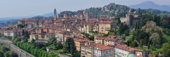Vista panoramica di Bergamo | Panoramic view of Bergamo