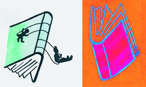 Libri e bambini. Immagine guida progetto Uni in fabula