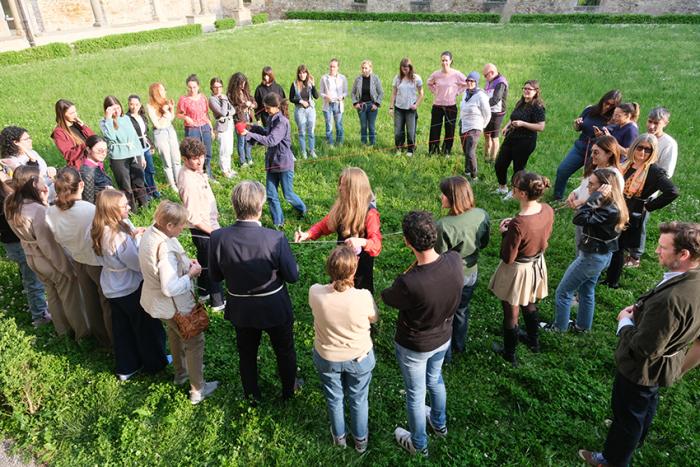 #squola_pubblica 2025, Marcella Vanzo  a cura di Contemporary Locus con UniBg_Scienze della Formazione Primaria, Bergamo 2025, ph M. Albergati